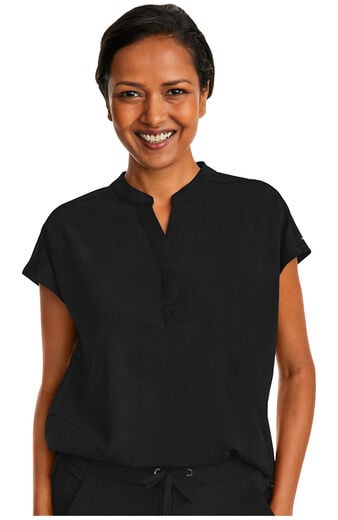 Women's Journey Mandarin Collar Scrub Top Women's Journey Mandarin Collar Scrub Top