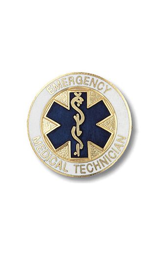 Emergency Medical Technician - EMT (Star Of Life Design) Pin, Emergency Medical Technician - EMT (Star Of Life Design) Pin