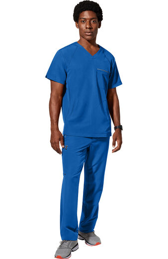Men's Scrub Set: Steven V-Neck Top & Noah Cargo Pant Men's Scrub Set: Steven V-Neck Top & Noah Cargo Pant
