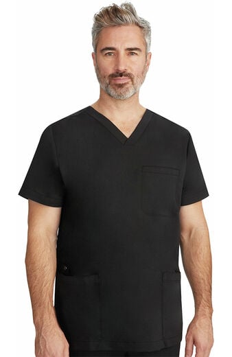 Men's Jake V-Neck Solid Scrub Top Men's Jake V-Neck Solid Scrub Top
