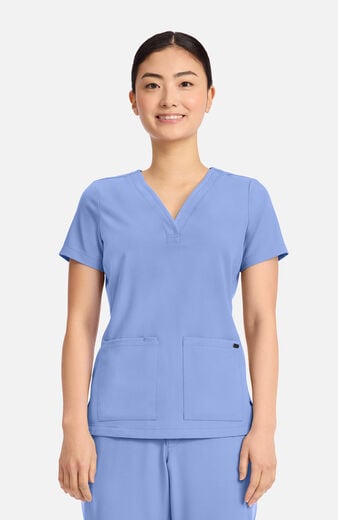 Women's Briana Y-Neck Scrub Top Women's Briana Y-Neck Scrub Top