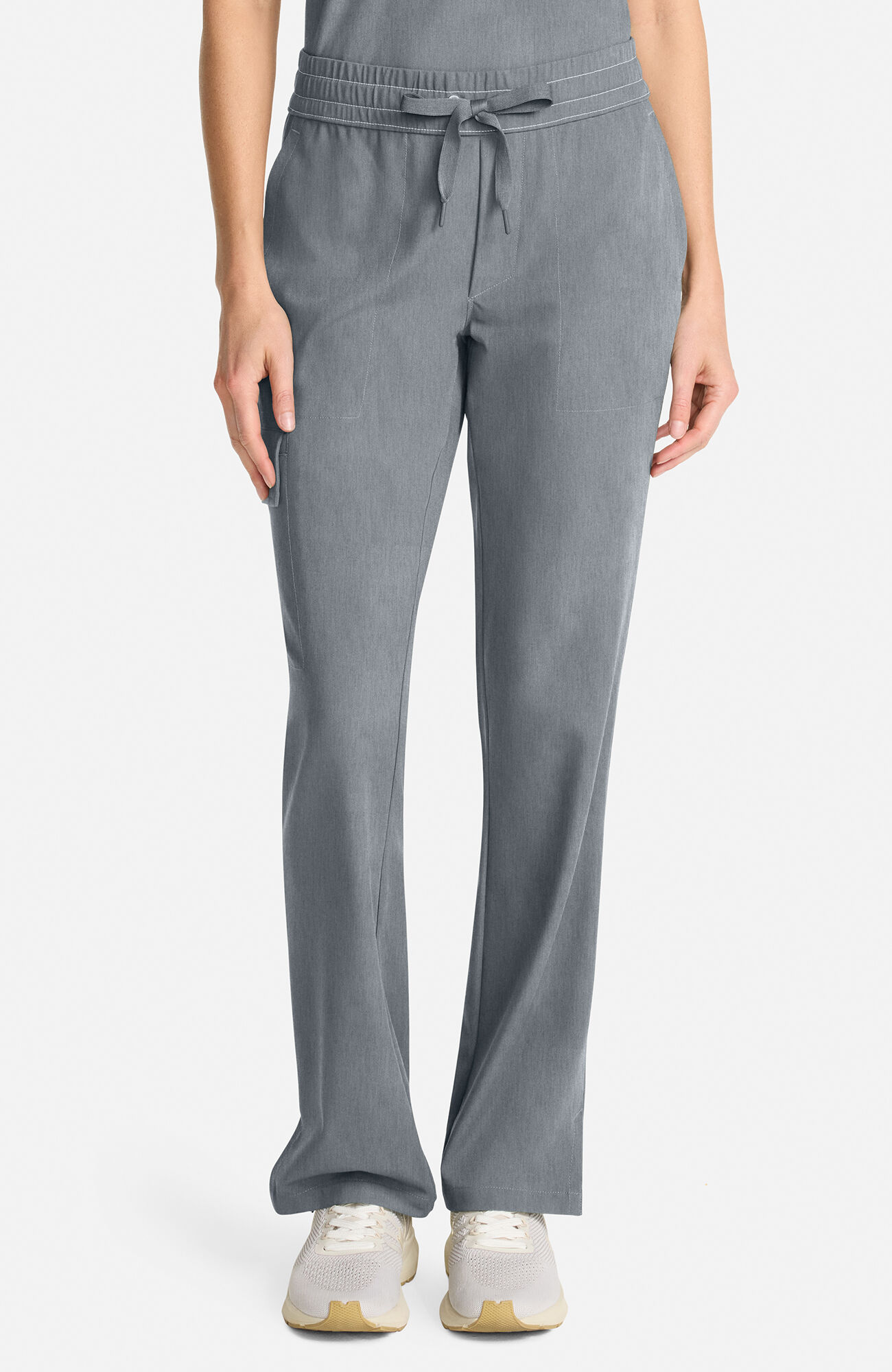 Women's Brandy Straight Leg Scrub Pant, HTA Heather Ash |, large