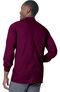 Men's Knit Collar Snap Front Solid Scrub Jacket, , large