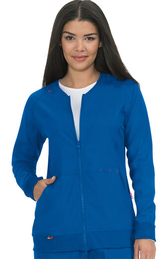 Women's Clarity Zip Front Solid Scrub Jacket, Women's Clarity Zip Front Solid Scrub Jacket