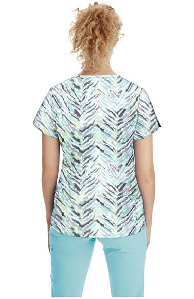 Clearance Women's Isabel Nature's Art Print Scrub Top, , large