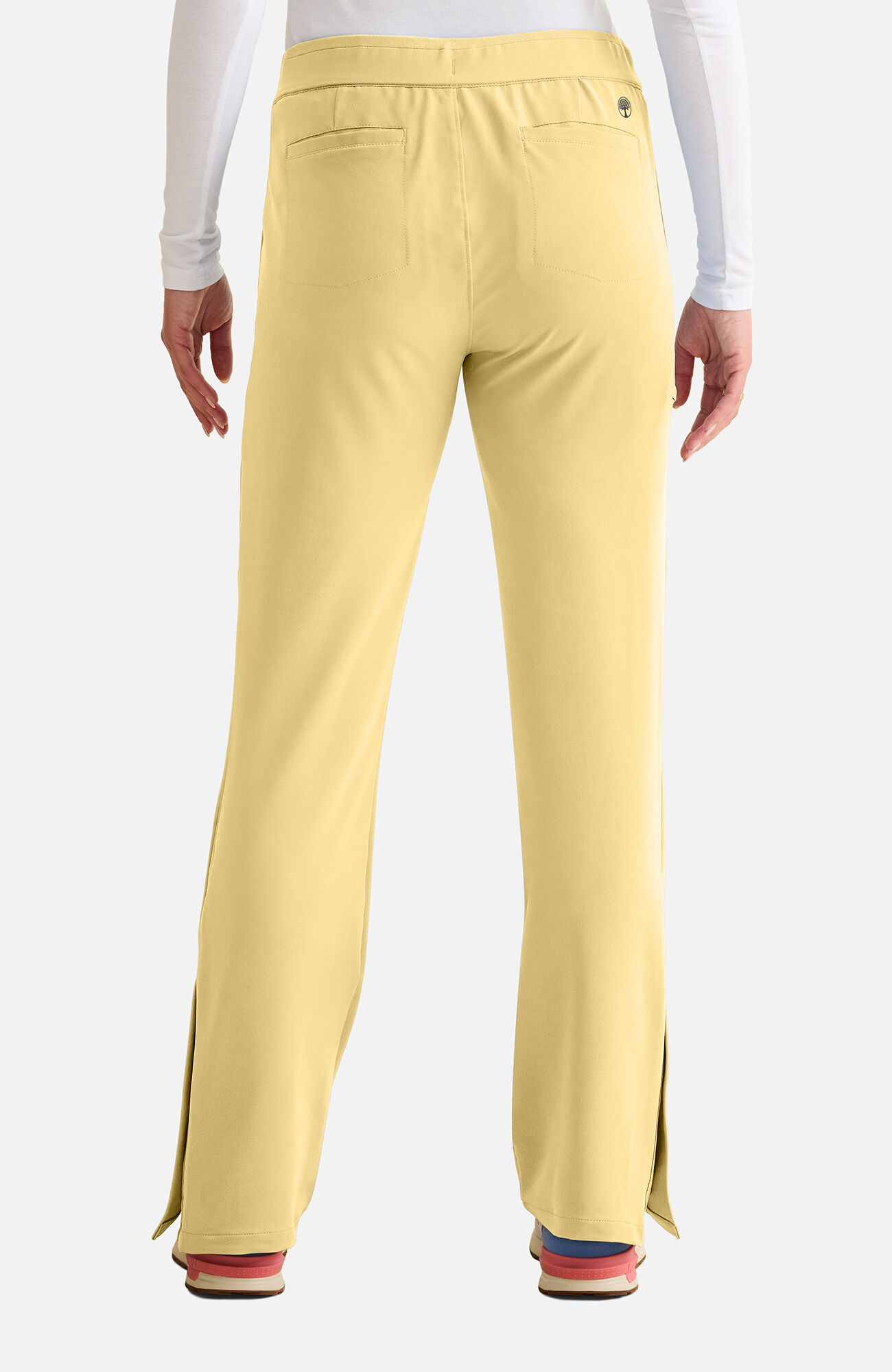 Women's Nissa Straight Leg Scrub Pant, SUY Sunray Yellow | yellow, large
