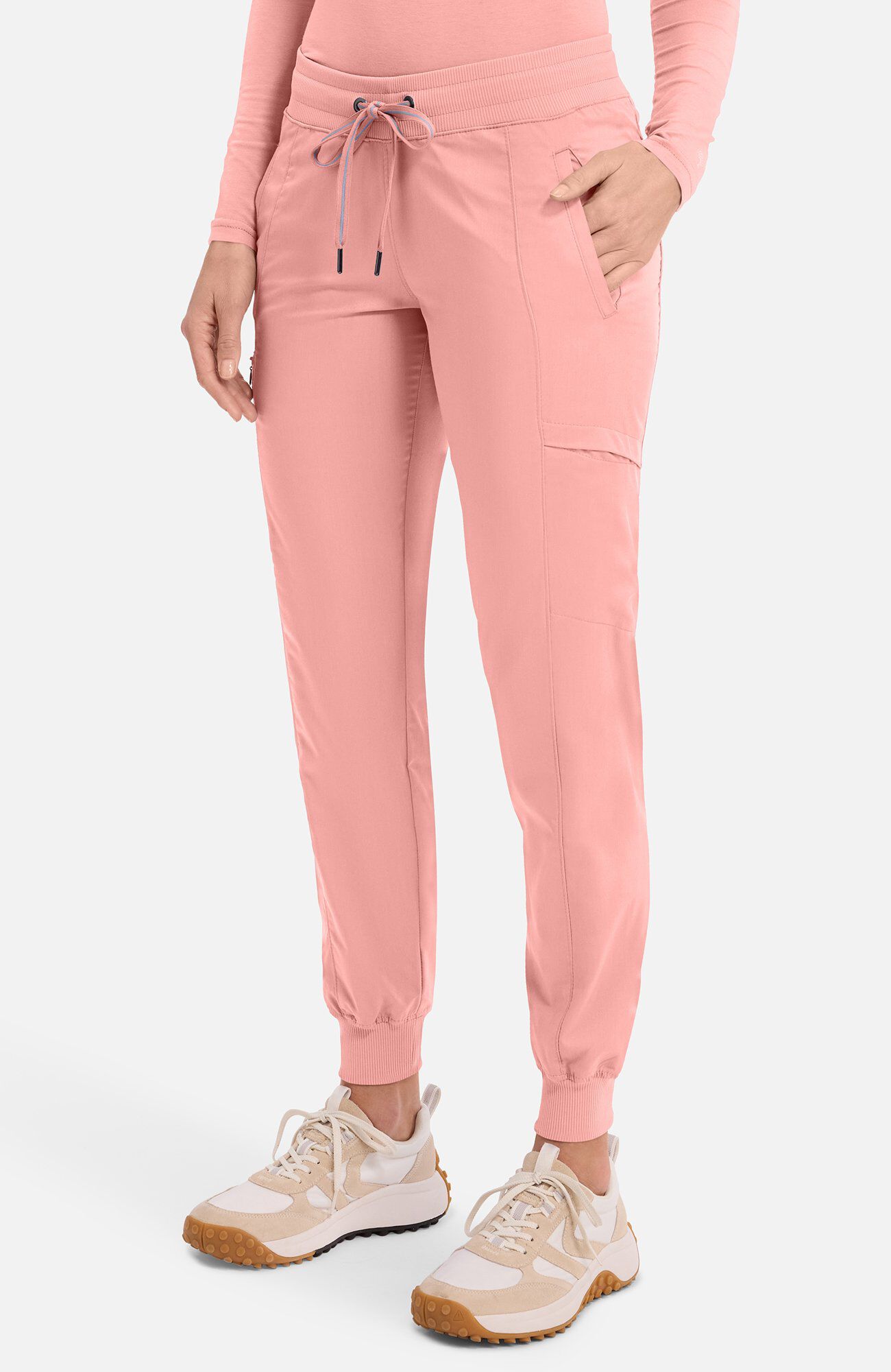 Women's Toby Jogger Scrub Pant, BUP Blushing Peach | pink, large