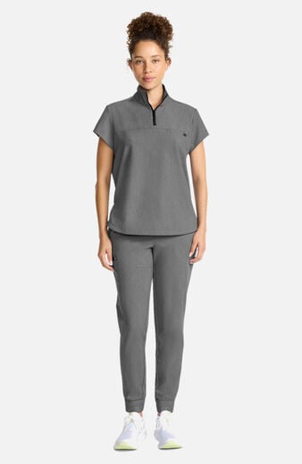 Women's Bella Quarter Zip Scrub Top Women's Bella Quarter Zip Scrub Top