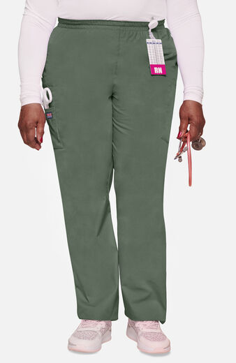 Women's Scrubs Elastic Waist Utility Scrub Pants, Women's Scrubs Elastic Waist Utility Scrub Pants