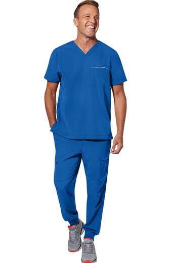 Men's Scrub Set: Spencer V-Neck Top & Nolen Jogger Pant Men's Scrub Set: Spencer V-Neck Top & Nolen Jogger Pant