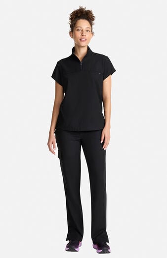 Women's Bella Quarter Zip Scrub Top Women's Bella Quarter Zip Scrub Top