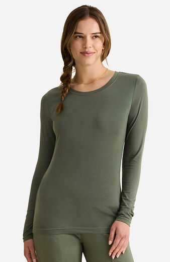 Women's Melissa Long Sleeve Knit Tee Underscrub Women's Melissa Long Sleeve Knit Tee Underscrub