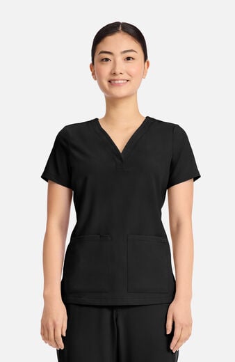 Women's Briana Y-Neck Scrub Top Women's Briana Y-Neck Scrub Top