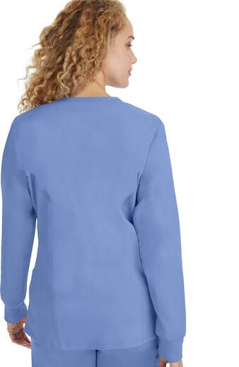 Women's Daisy Snap Front Warm-Up Solid Scrub Jacket Women's Daisy Snap Front Warm-Up Solid Scrub Jacket