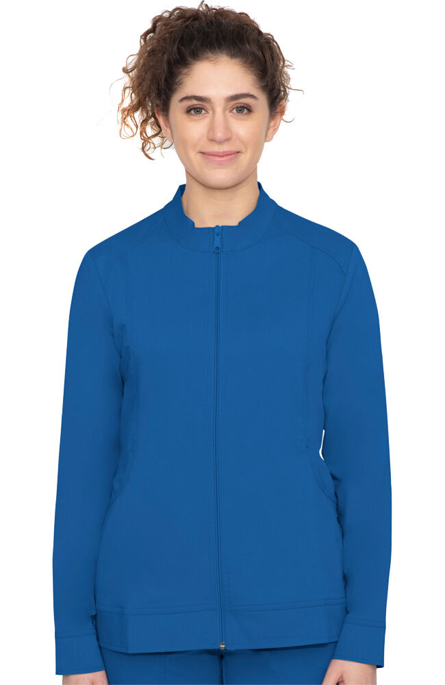 Purple label shop scrub jacket