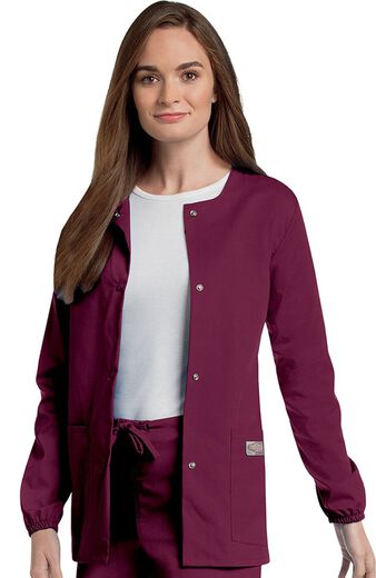 Women's Warm Up Solid Scrub Jacket, Women's Warm Up Solid Scrub Jacket