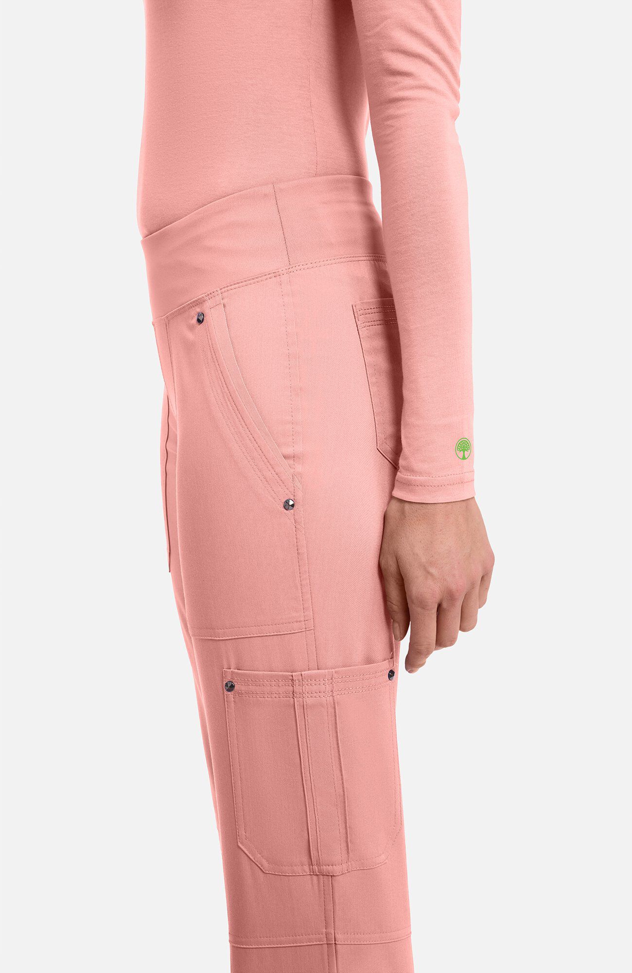 Women's Tori Yoga Scrub Pant, BUP Blushing Peach | pink, large