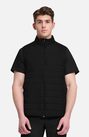Women's Zip Front Quilted 4-Pocket Scrub Vest Women's Zip Front Quilted 4-Pocket Scrub Vest