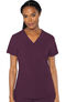 Women's Mirror V-Neck Solid Scrub Top, , large