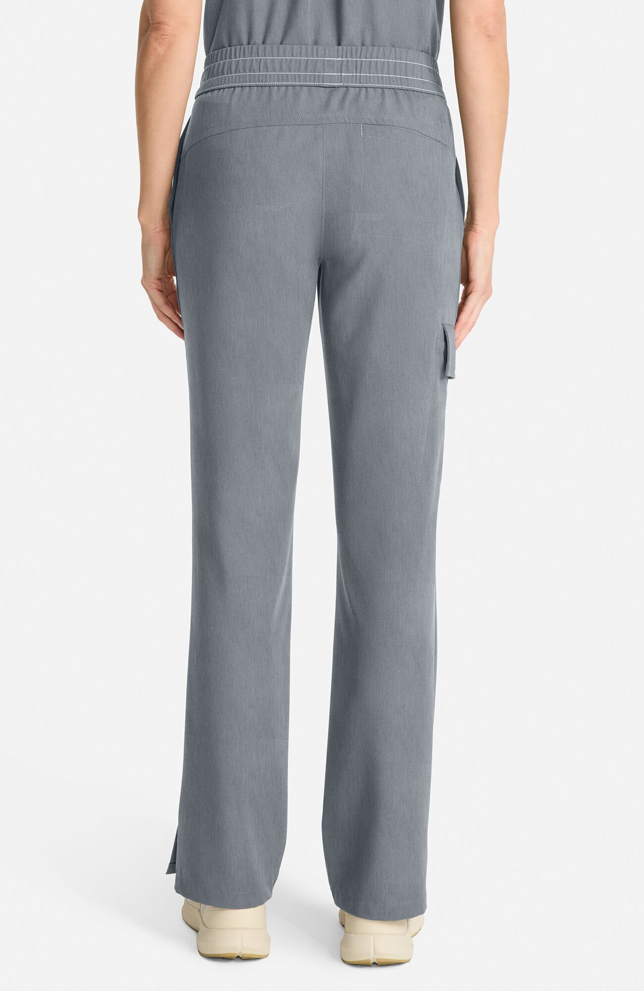 Women's Brandy Straight Leg Scrub Pant, HTA Heather Ash |, large