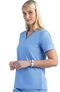 Women's Shaped Solid Scrub Top, , large