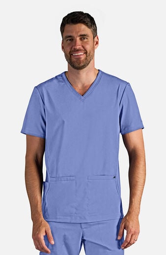 Men's Vincent V-Neck Scrub Top Men's Vincent V-Neck Scrub Top