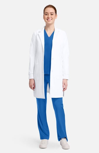Women's 34½" Francesca Convertible Collar Lab Coat Women's 34½" Francesca Convertible Collar Lab Coat
