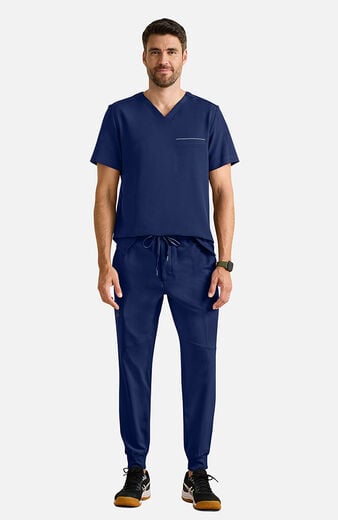 Men's Spencer V-Neck Scrub Top Men's Spencer V-Neck Scrub Top
