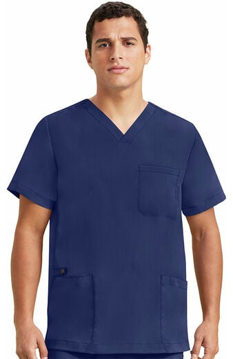 Men's Jake V-Neck Solid Scrub Top Men's Jake V-Neck Solid Scrub Top