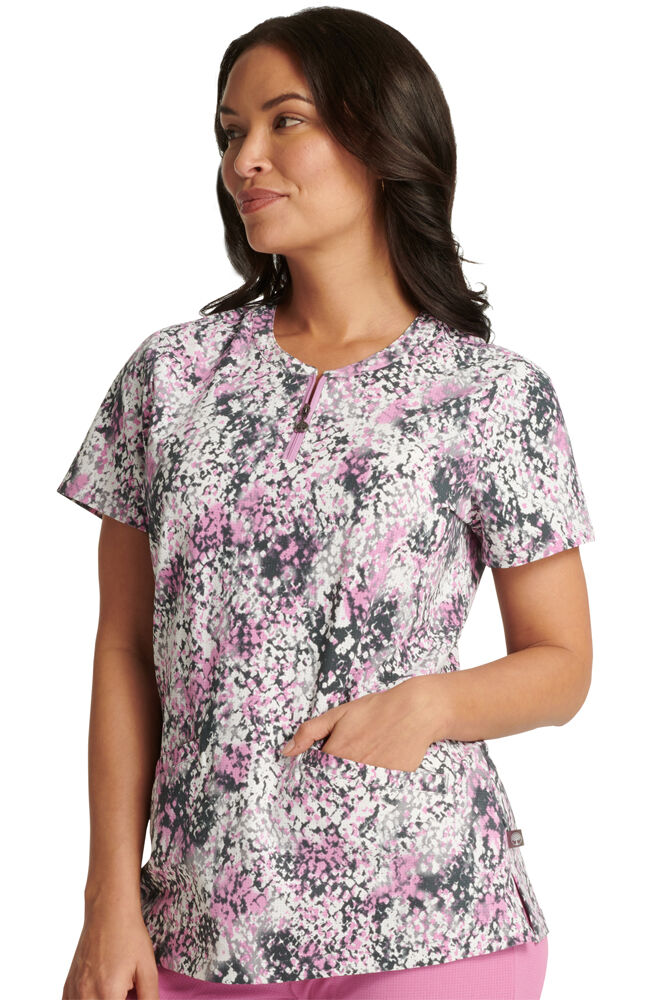 Print scrub clearance tops clearance