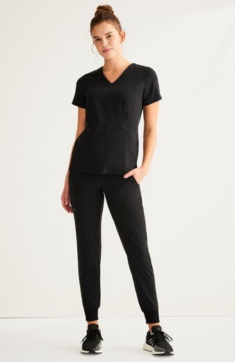 Women's Scrub Set: Jolie V-Neck Top & Trinity Jogger Pant Women's Scrub Set: Jolie V-Neck Top & Trinity Jogger Pant