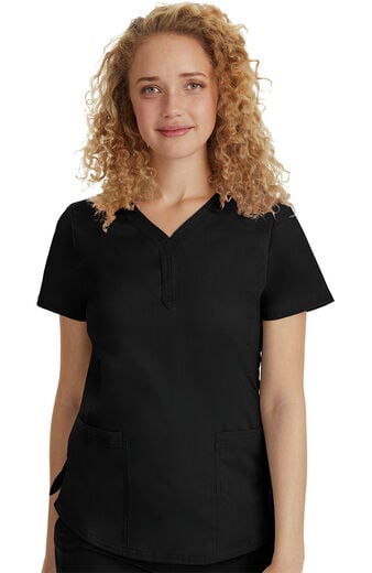 Women's Jane Y-Neck Scrub Top Women's Jane Y-Neck Scrub Top