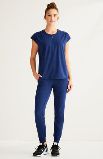 Women's Scrub Set: Jayden Round Neck Top & Trinity Jogger Pant Women's Scrub Set: Jayden Round Neck Top & Trinity Jogger Pant