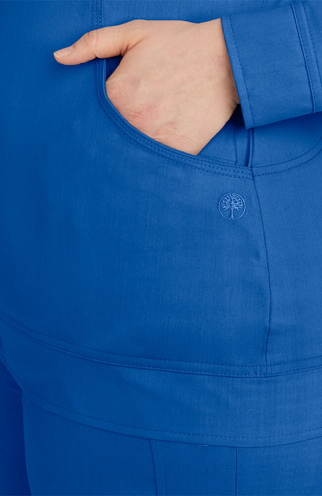 Purple Label by Healing Hands Women s Dakota Zip Front Scrub