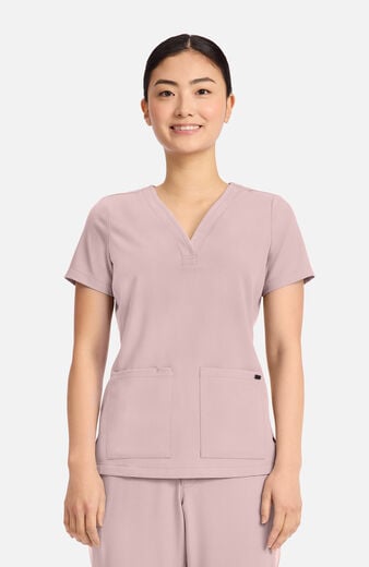 Women's Briana Y-Neck Scrub Top Women's Briana Y-Neck Scrub Top