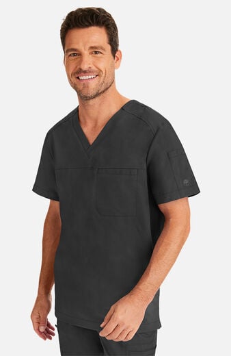 Men's Justin V-Neck Solid Scrub Top Men's Justin V-Neck Solid Scrub Top