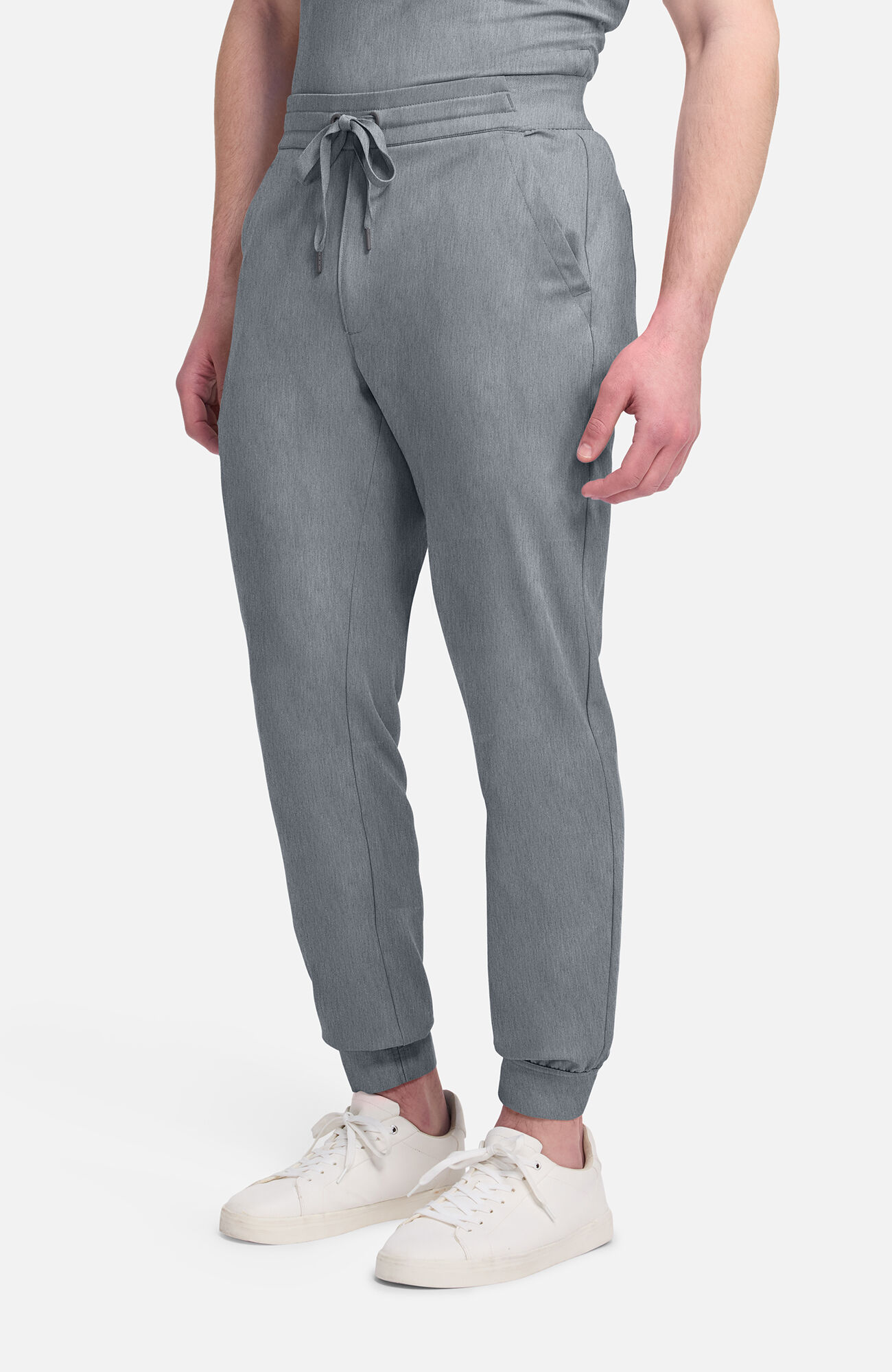 Men's Arlo 5-Pocket Jogger Scrub Pant, HTA Heather Ash | grey, large