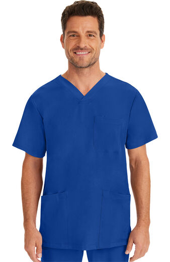 Men's Matthew V-Neck Solid Scrub Top, Mathew Top