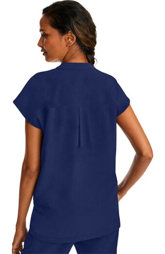 Women's Journey Mandarin Collar Scrub Top Women's Journey Mandarin Collar Scrub Top