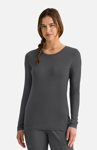 Women's Melissa Long Sleeve Knit Tee Underscrub Women's Melissa Long Sleeve Knit Tee Underscrub
