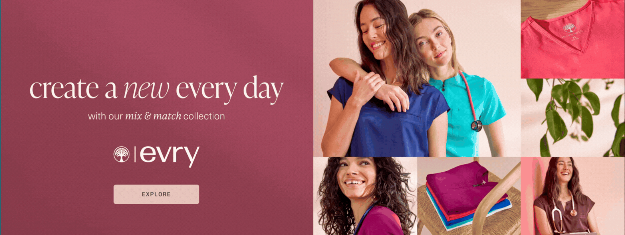 create a new every day with our mix and match collection. Explore evry