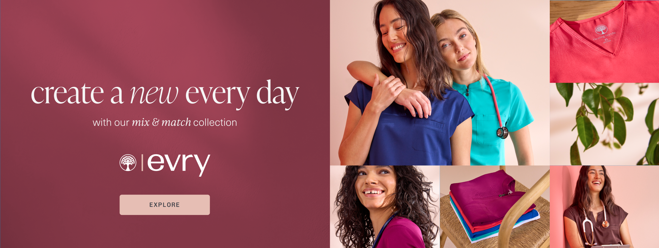 create a new every day with our mix and match collection. Explore evry