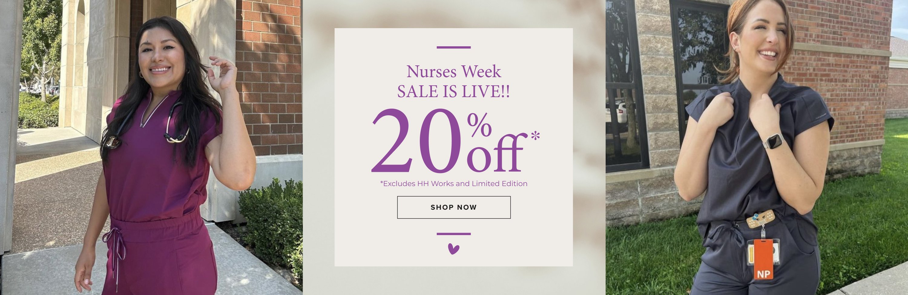 Nurses Week Sale
is live!