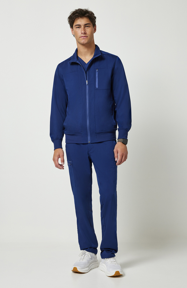 Men's Jonathan Bomber Solid Scrub Jacket | Healing Hands Scrubs