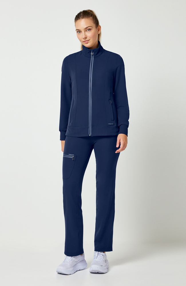 Women's Carly Stand Collar Jacket | Healing Hands Scrubs