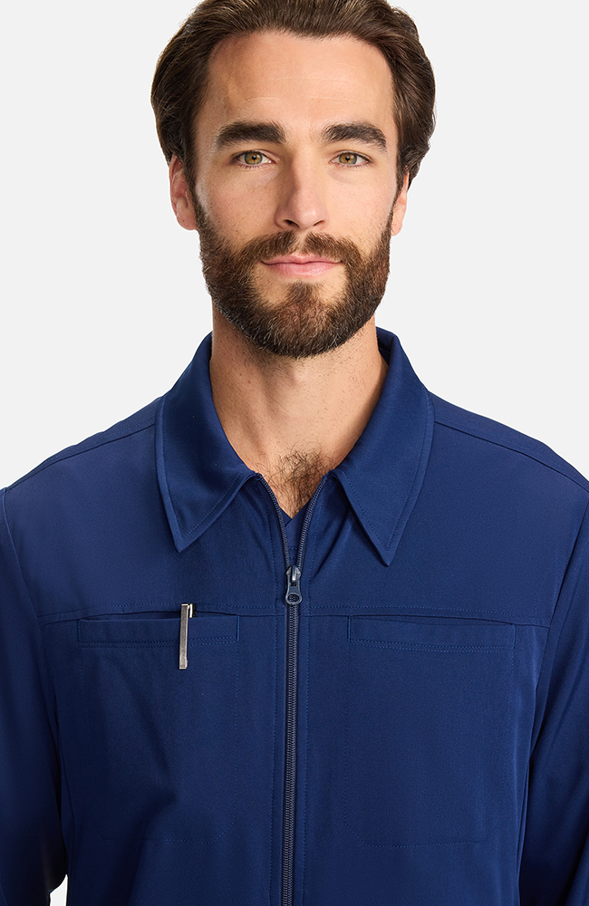 Men's Murphy Zip Front Scrub Jacket | Healing Hands Scrubs