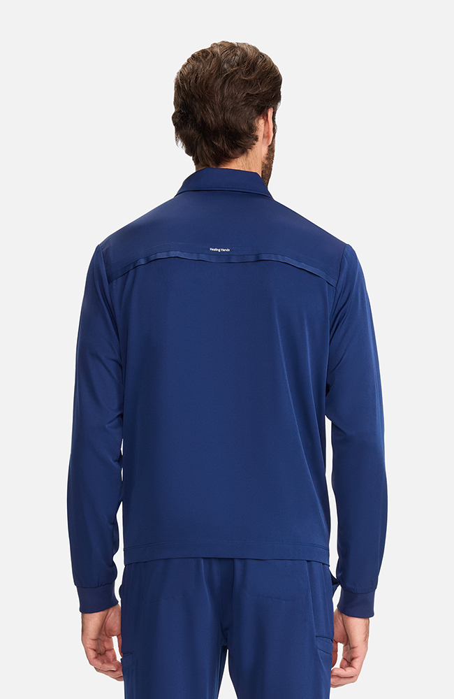 Men's Murphy Zip Front Scrub Jacket | Healing Hands Scrubs