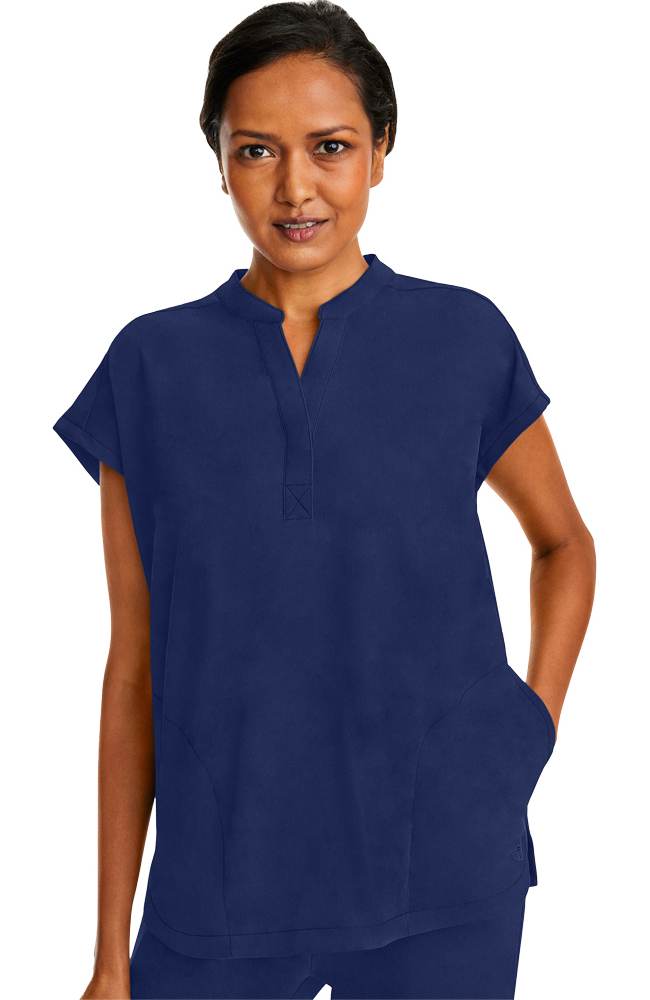 Women's Journey Mandarin Collar Scrub Top | Healing Hands Scrubs