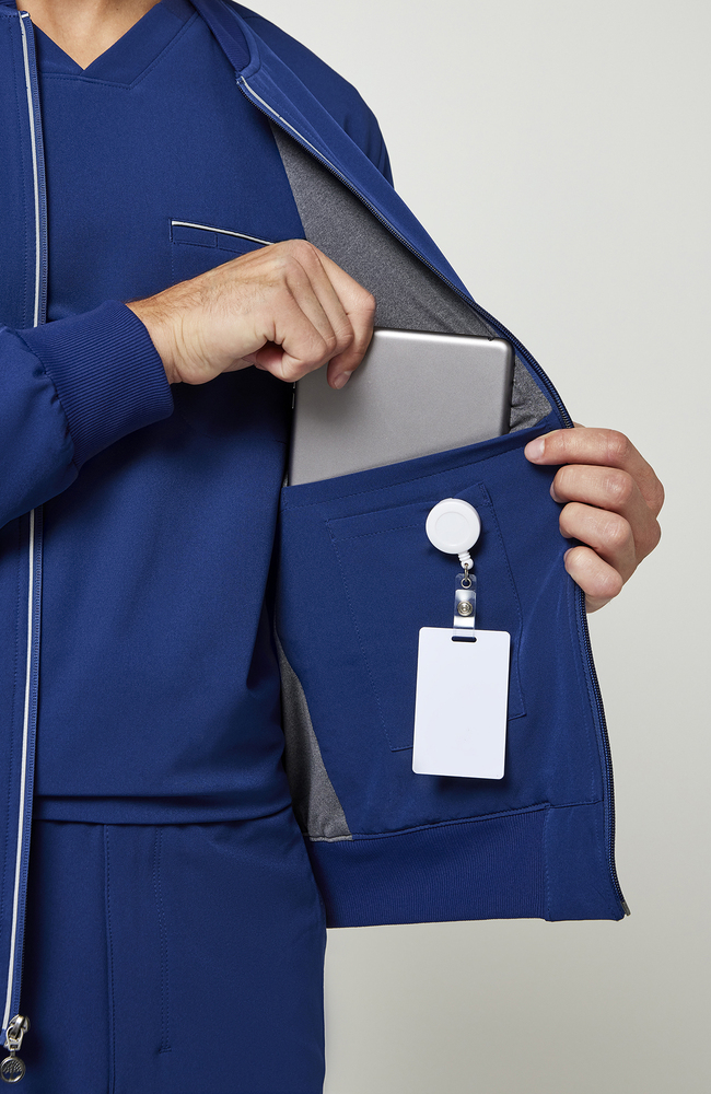Men's Samuel Zip Up Bomber Jacket | Healing Hands Scrubs
