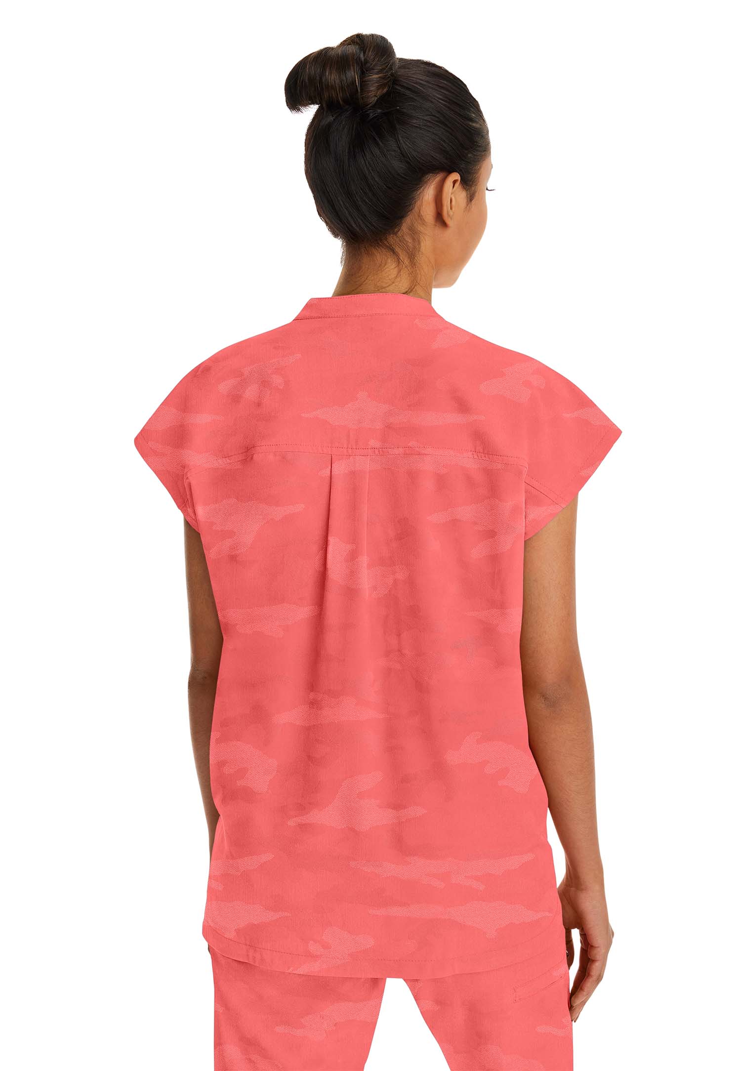 Journey Top Purple Label Camo Women's Healing Hands Scrubs